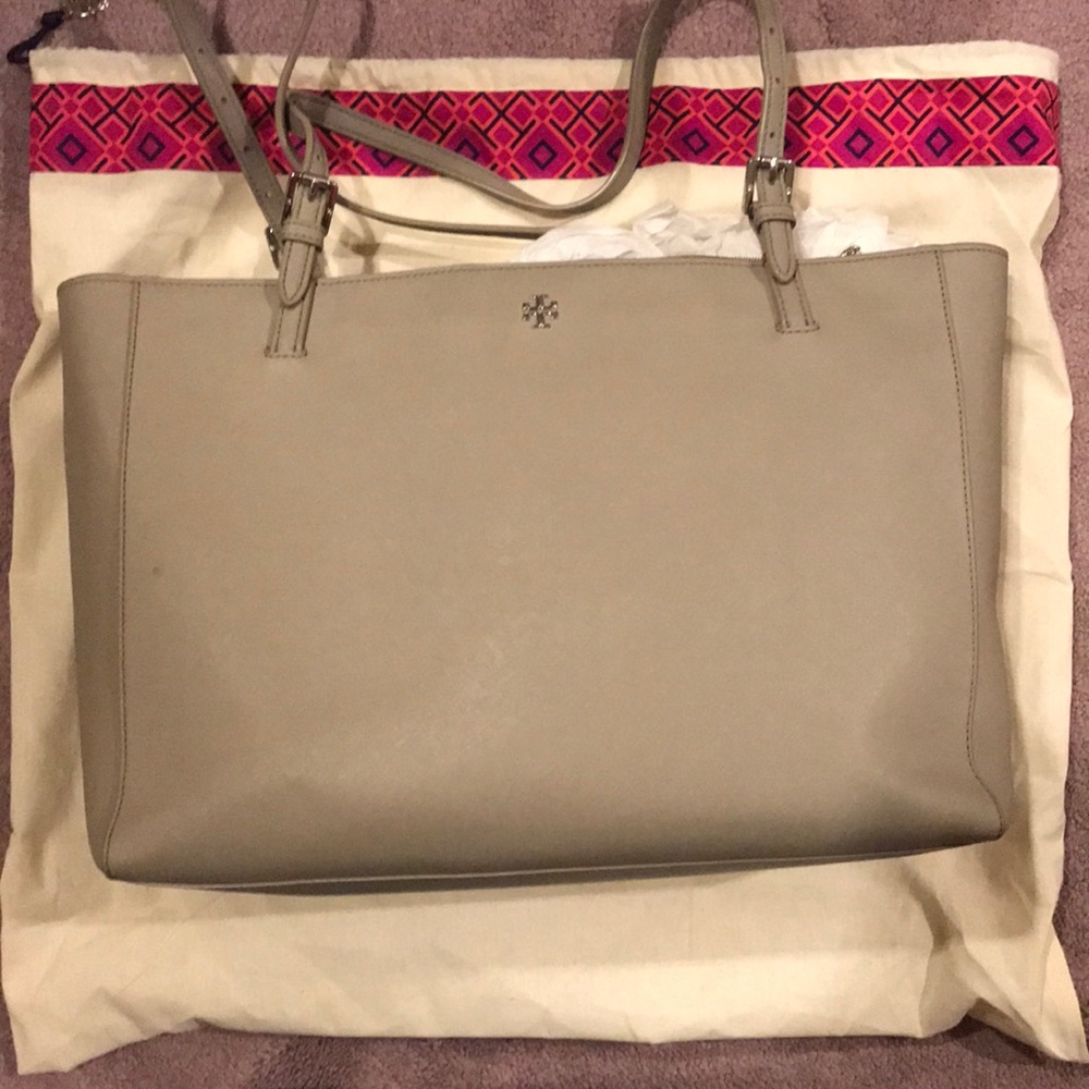 Large Tory Burch York Buckle Tote